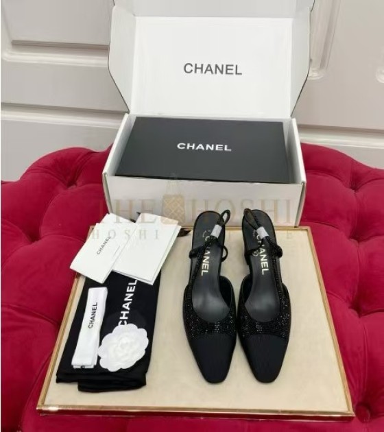 Ch**el Classic Ballet Flats Women's Heels Black Lambskin Leather Size 35-42 Master Quality