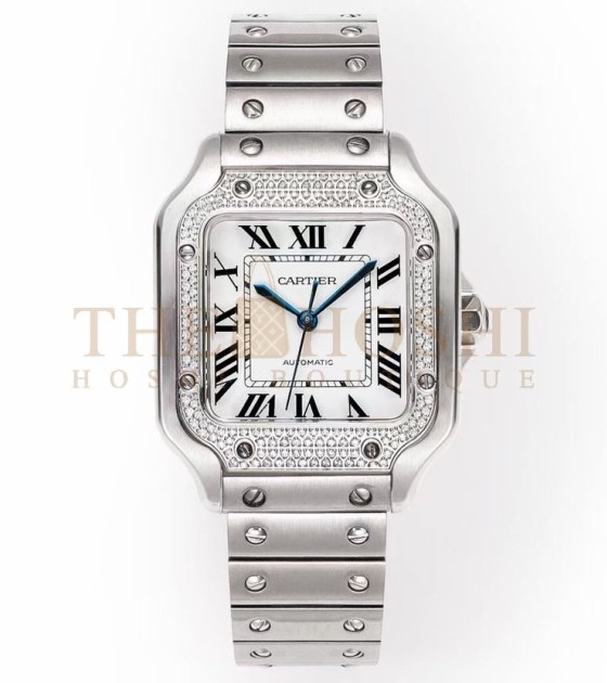 Ca*t1er Ca*t1er Watch Silver-Tone Size 39.8mm Master Quality