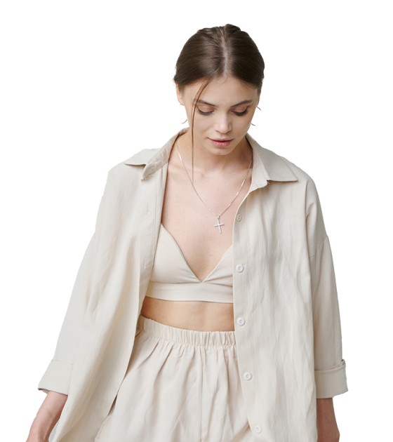 French small sling elastic wrap chest to cover the stomach and hide the meat top (seckill activity 4) Master Quality