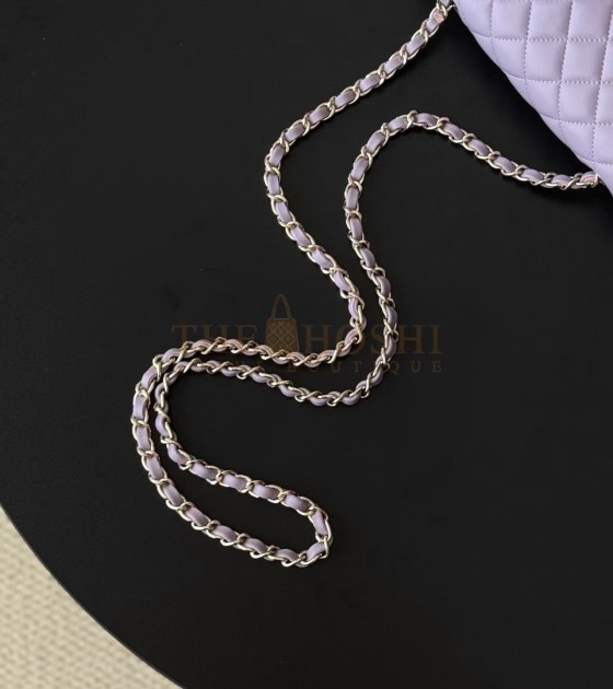 Ch**el Classic Flap Small Bag Lambskin Purple Size 20cm Master Quality