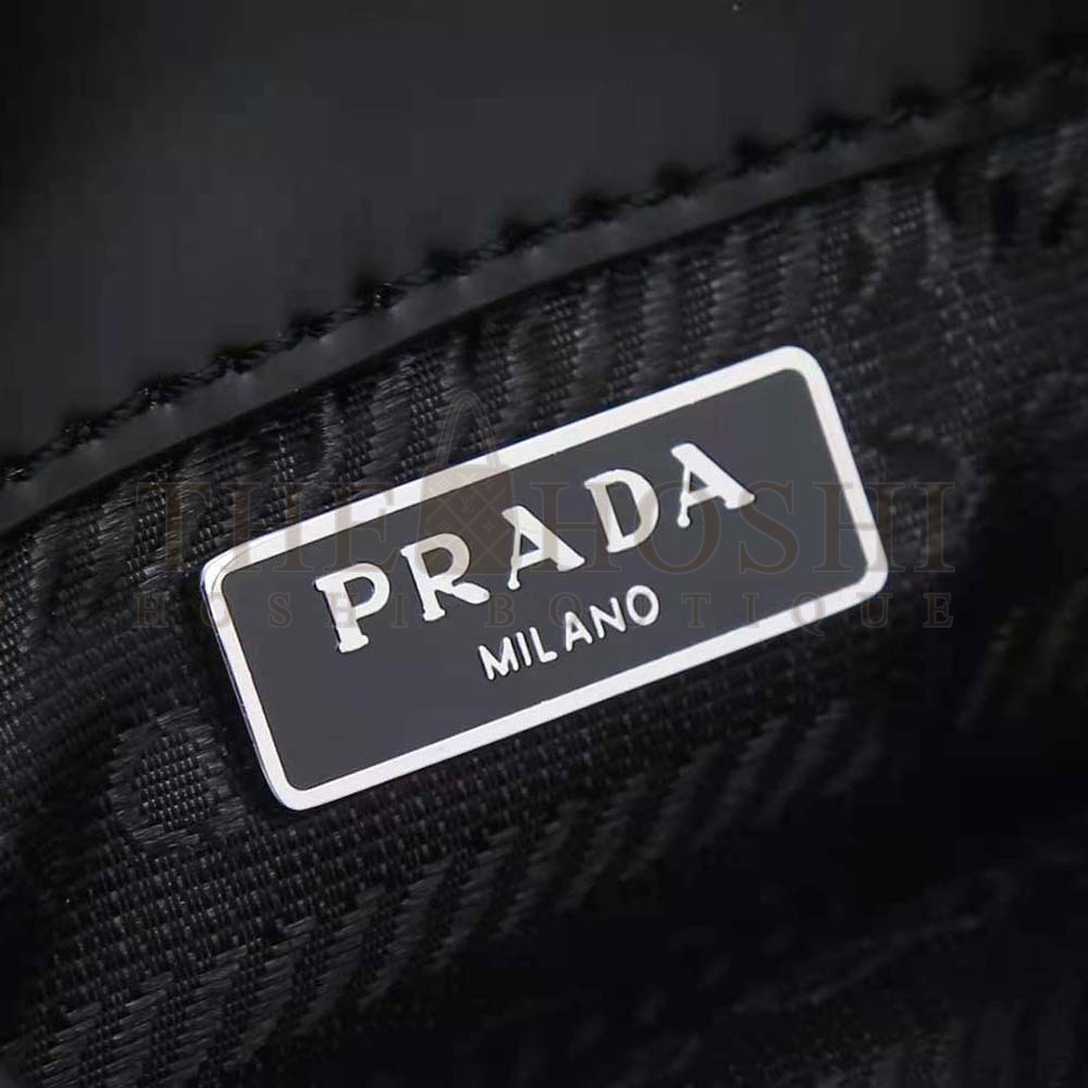 Pra*a Women Brushed Leather Mini-Bag-Black Master Quality