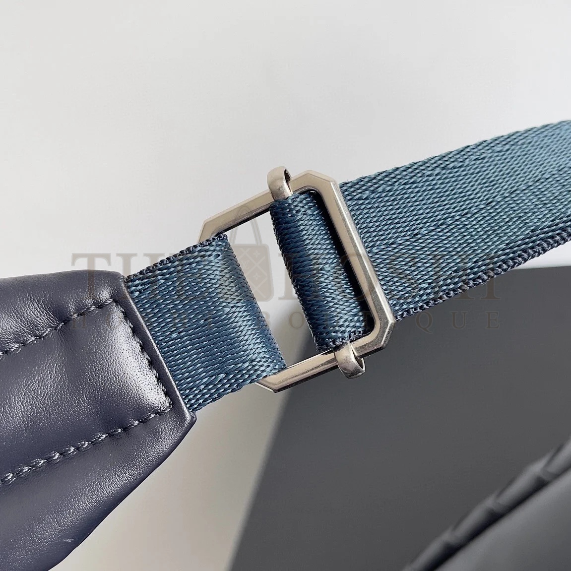 B0tt*ga Ven*ta Medium Backpack In Dark Blue Intrecciato Calfskin Master Quality