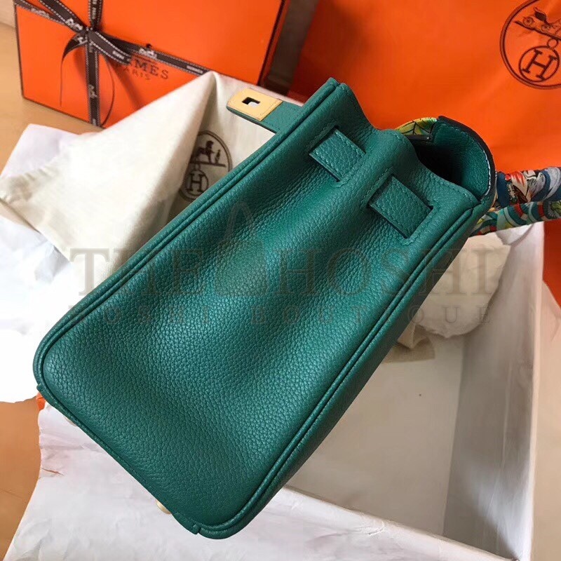 H**me5 Malachite Clemence Kelly 28cm Handmade Bag Master Quality