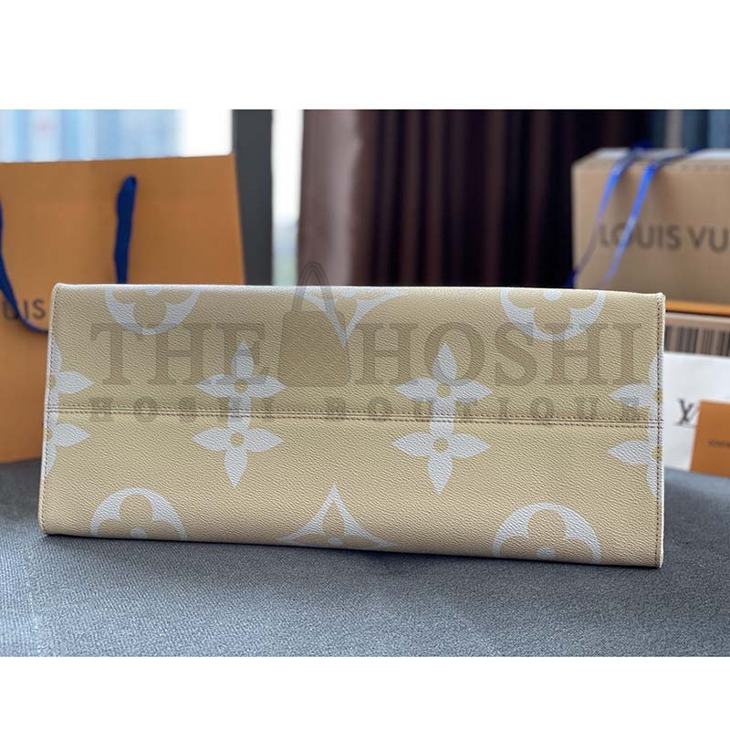 L0vis Vvtt0n LV Women OnTheGo GM Tote Bag Pink Monogram Giant Coated Canvas Raffia Master Quality