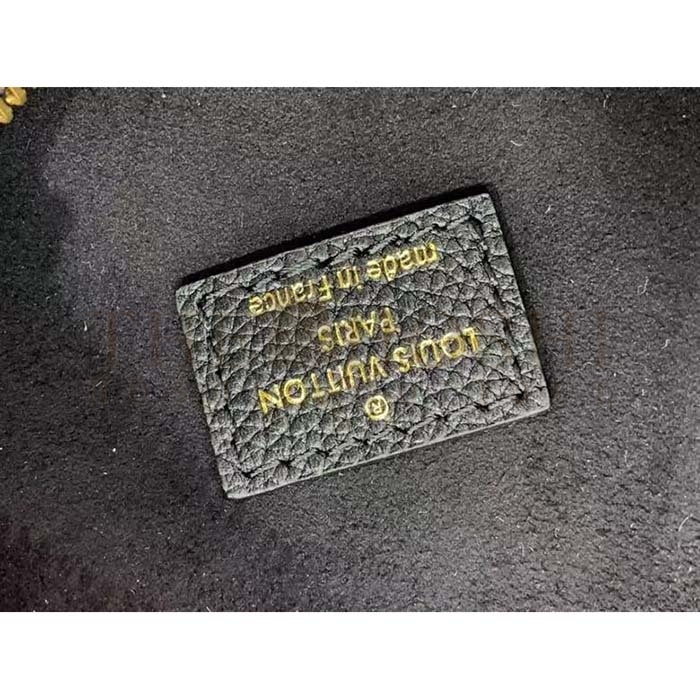 L0vis Vvtt0n LV Women Nano Speedy Bag Black Monogram Empreinte Grained Cowhide Leather Master Quality