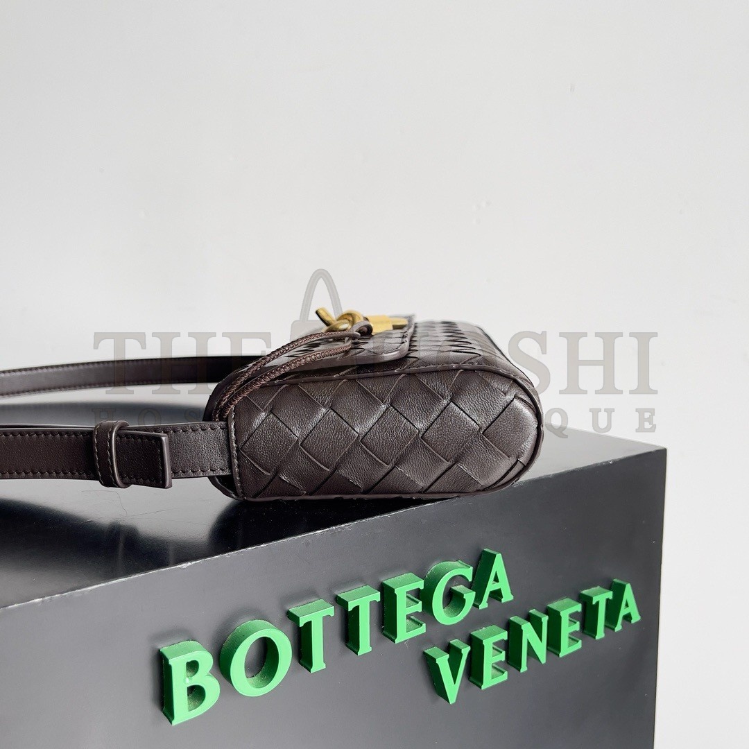 B0tt*ga Ven*ta Mini Andiamo Cross-Body Bag in Fondant Intrecciato Lambskin Master Quality