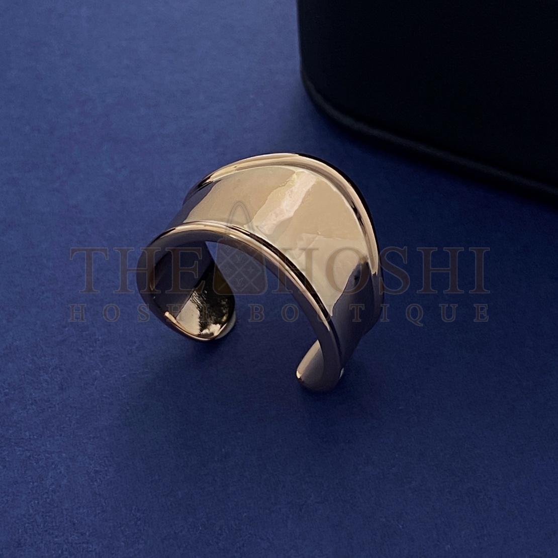 T*f*ny Medium Bone CuffinSterling Silver Ring Master Quality