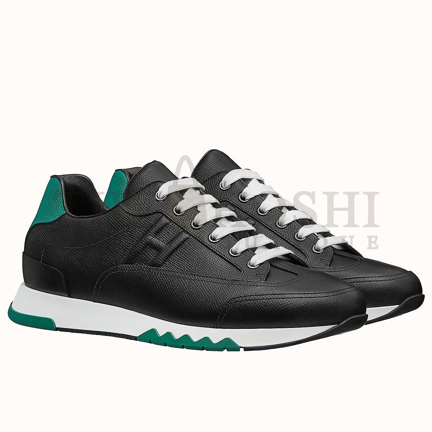 H**me5 Trail Sneakers In Black Epsom Calfskin Master Quality