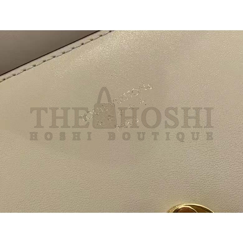 L0vis Vvtt0n LV Women Pont 9 Handbag Cream Smooth Calfskin Cowhide Leather Master Quality