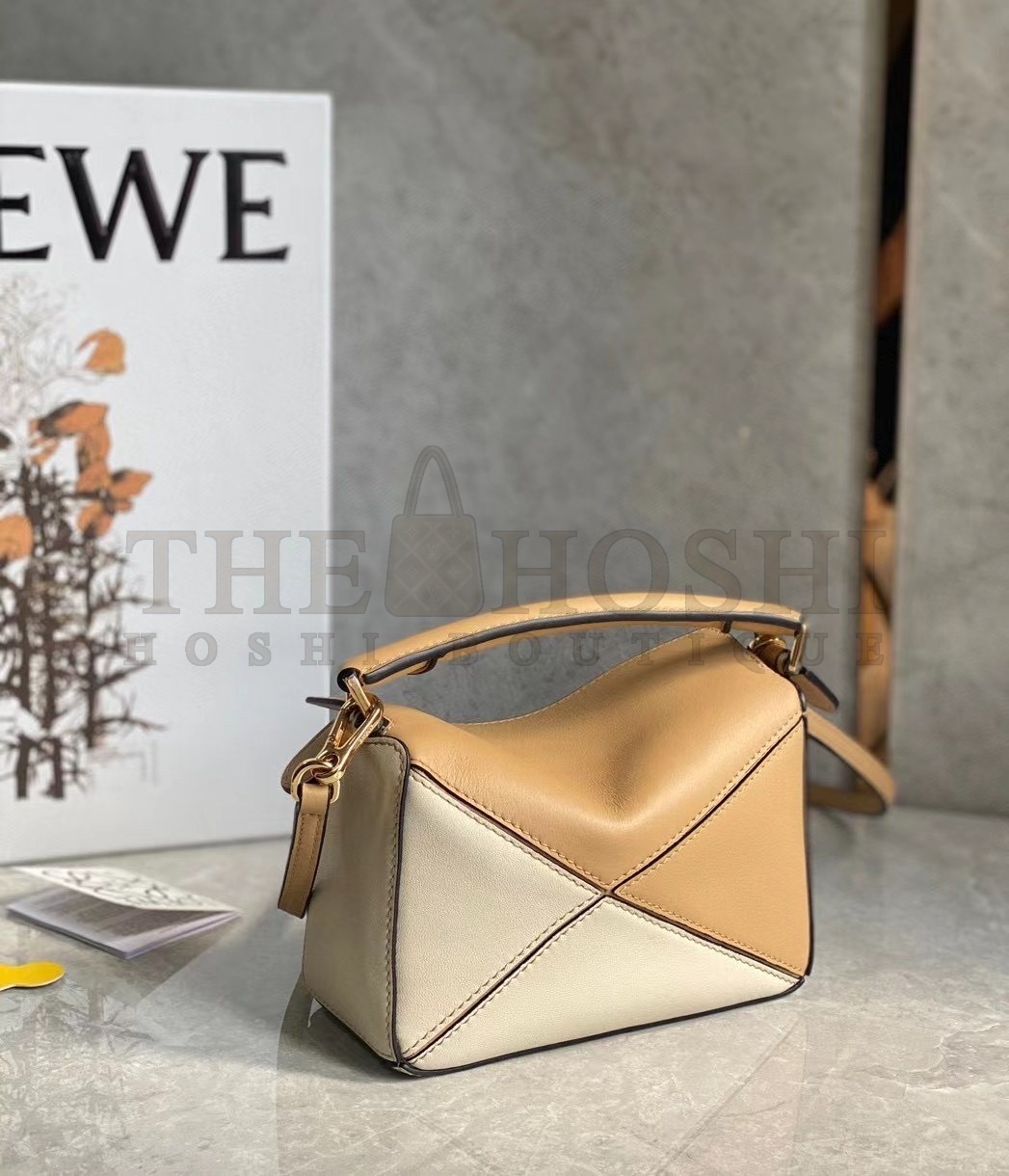 L0ew* Puzzle Mini Bag In Dune/Warm Desert Calfskin Master Quality