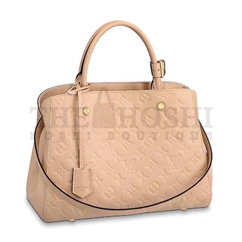 L0vis Vvtt0n LV Women Montaigne MM Handbag Monogram Empreinte Leather Master Quality