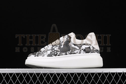 A1exa*der Mcqv*en Sole Sneakers White/Black/Grey Master Quality