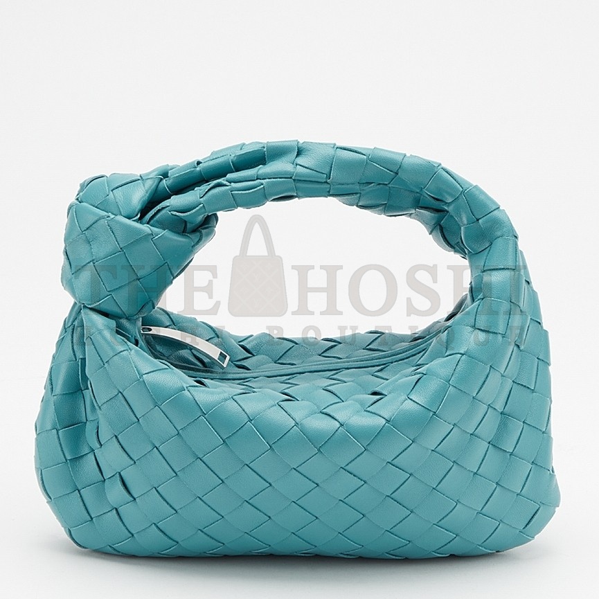 B0tt*ga Ven*ta Mini BV Jodie Bag In Green Water Woven Leather Master Quality
