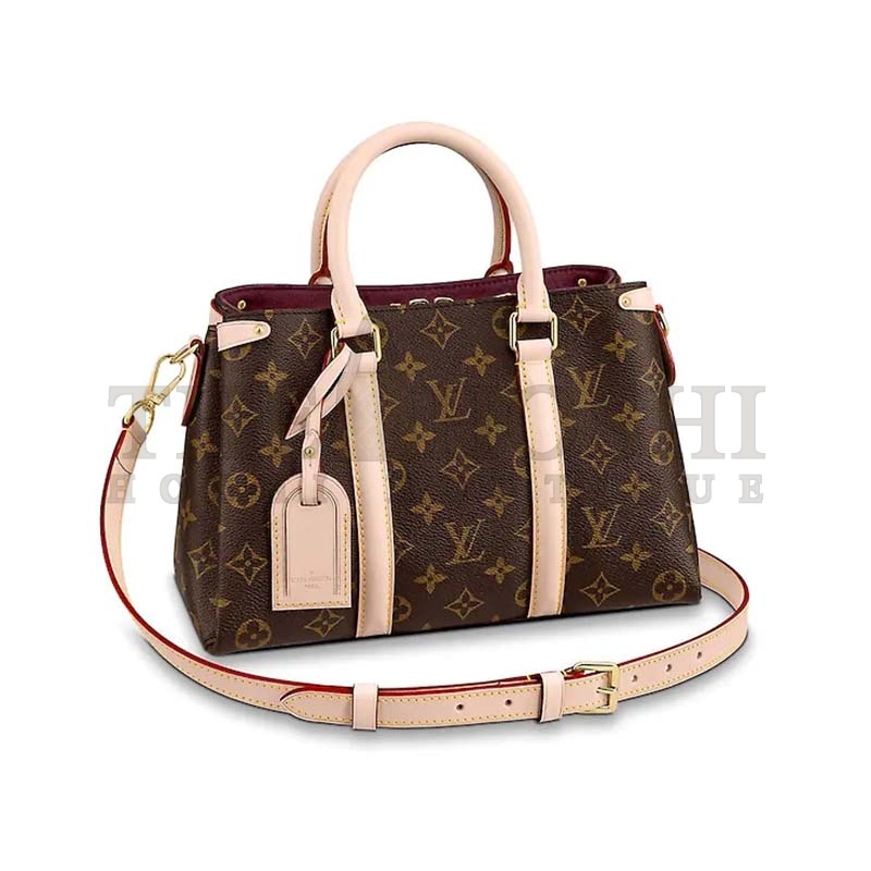 L0vis Vvtt0n LV Women Soufflot BB Bag in Monogram Coated Canvas-Brown Master Quality