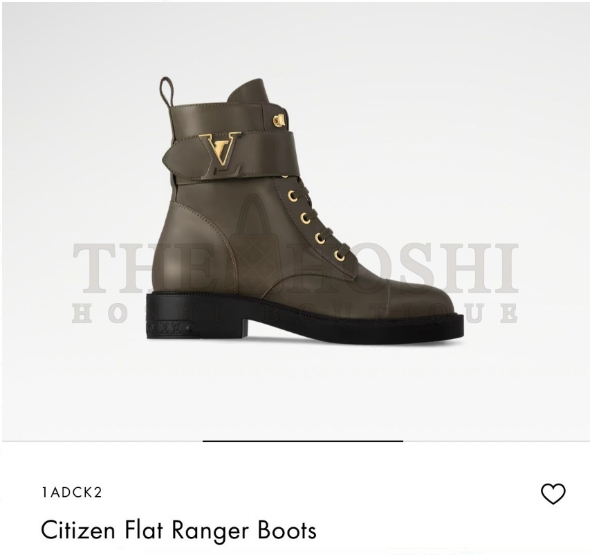 LV Citizen Flat Ranger Boots SHOES Master Quality