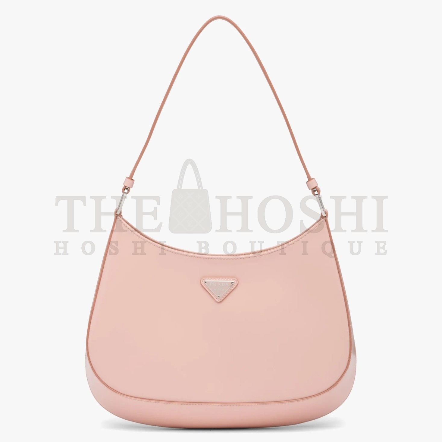 Pra*a Cleo Shoulder Small Bag In Pink Brushed Leather Master Quality