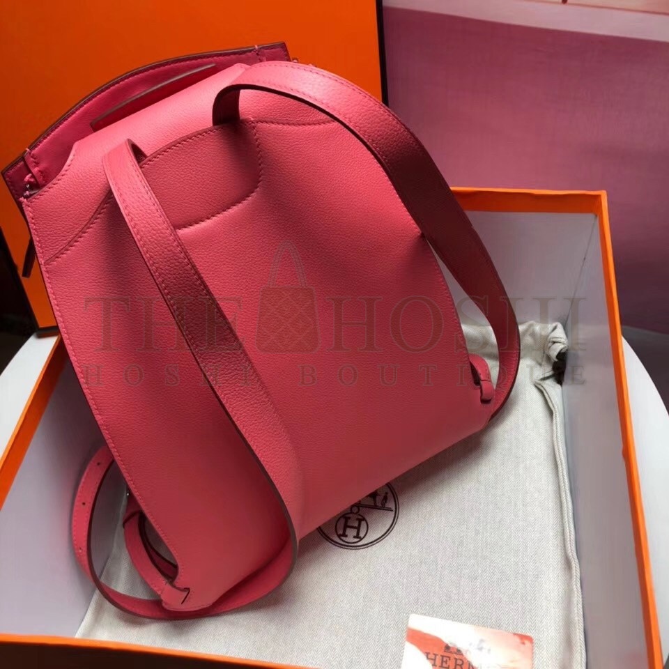 H**me5 GR24 Backpack In Pink Everycolor Calfskin Master Quality