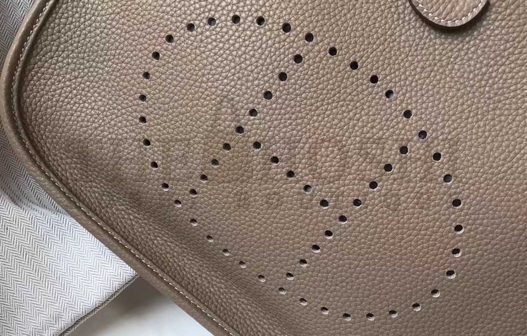 H**me5 Evelyne III 29 Bag In Tourterelle Clemence Leather Master Quality