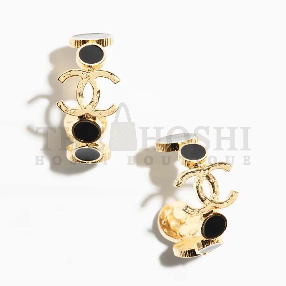 Ch**el Women Hoop Earrings in Metal Master Quality