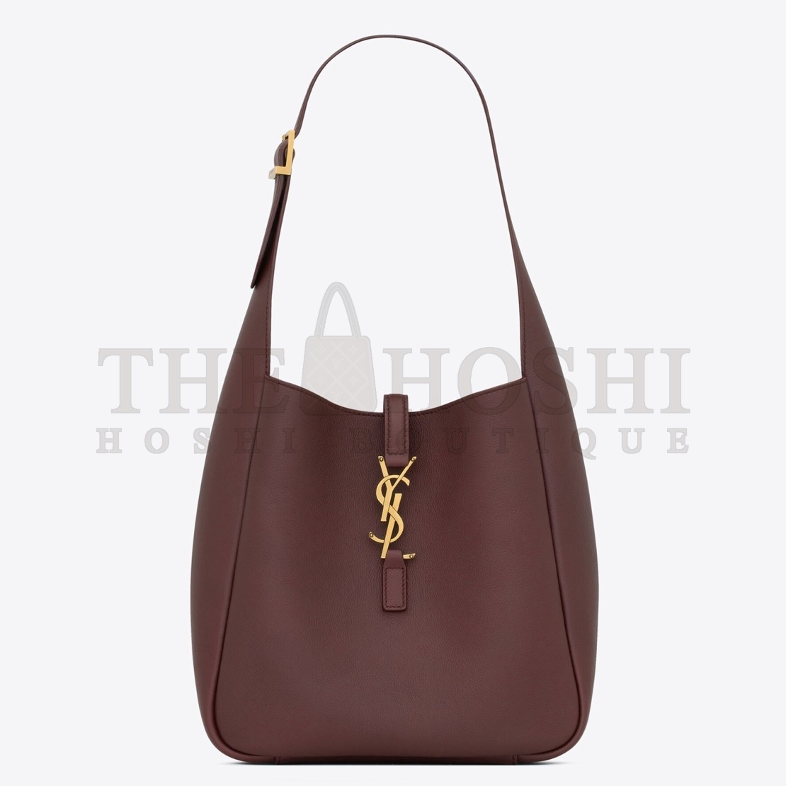 Sa1nt Lau*nt Le 5 A 7 Soft Small Shoulder Bag in Bordeaux Leather Master Quality