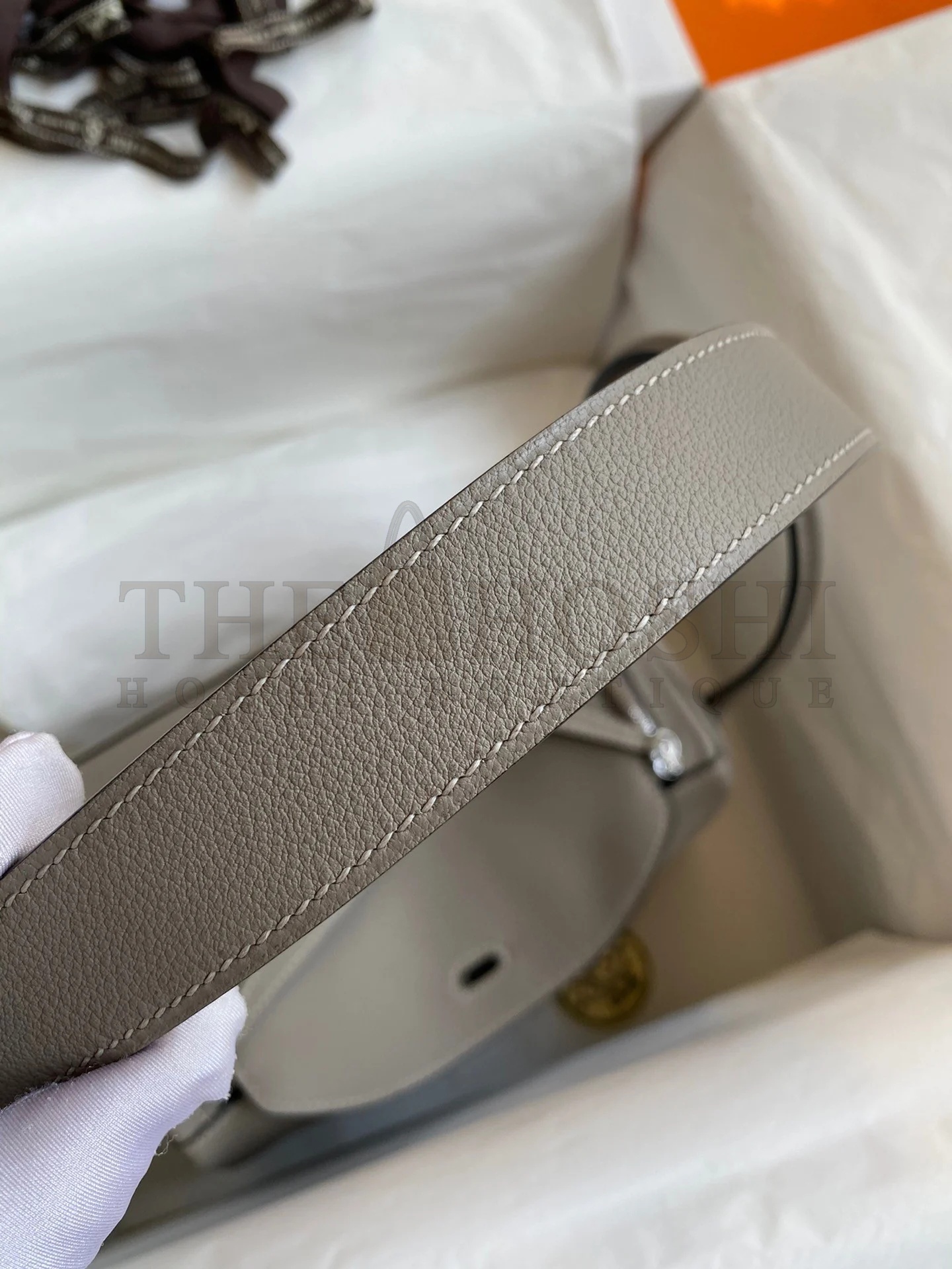 H**me5 Lindy 26 Handmade Bag In Gris Asphalt Evercolor Leather Master Quality