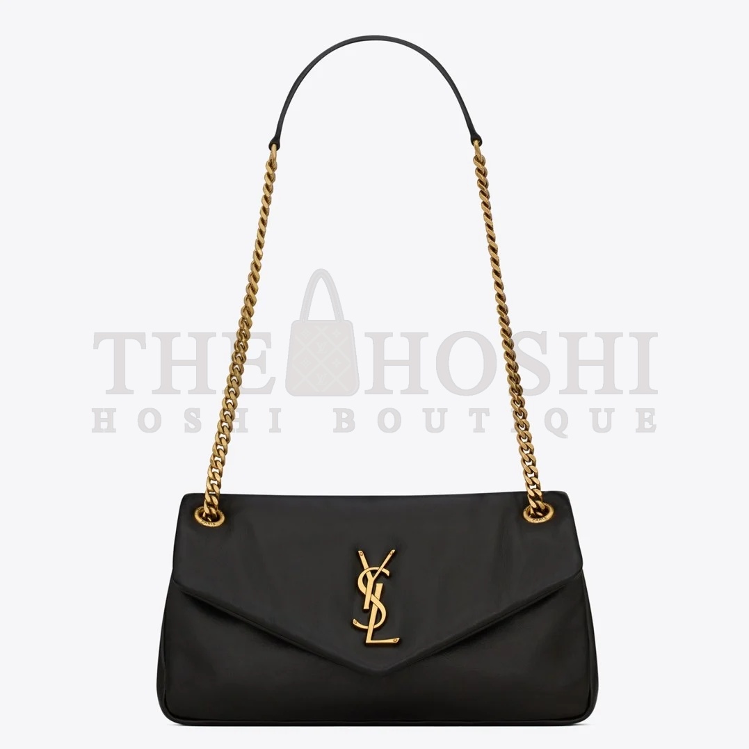 Sa1nt Lau*nt Calypso Shoulder Bag In Black Lambskin Master Quality