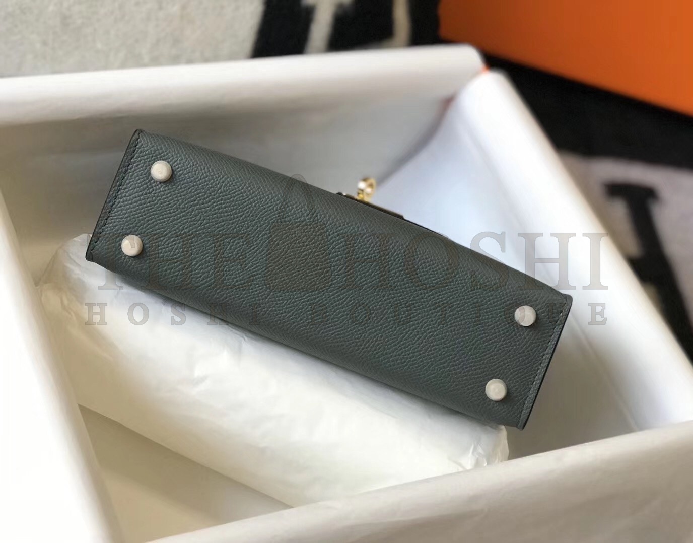 H**me5 Kelly Mini II Bag In Vert Amande Epsom Leather Master Quality