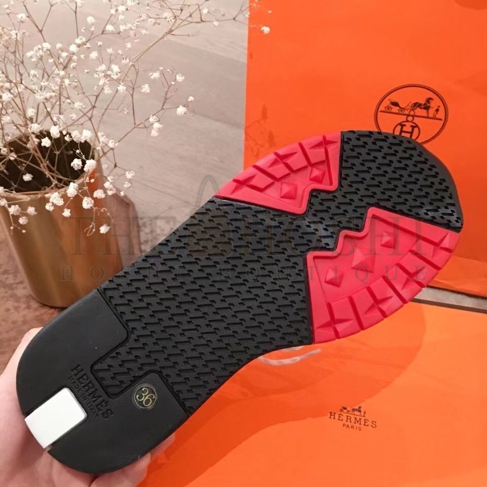 H**me5 Addict Sneakers In White Knit Master Quality