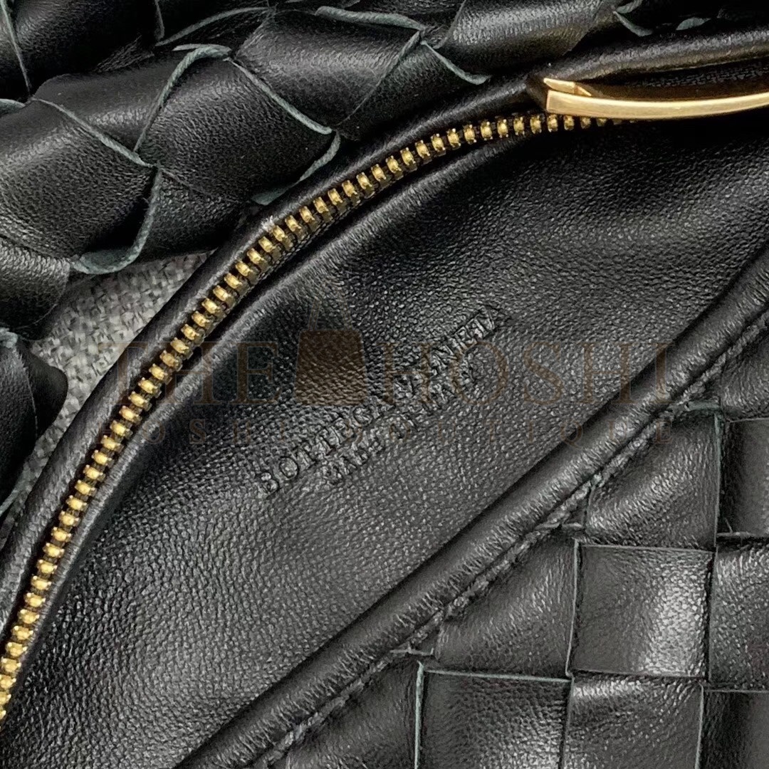 B0tt*ga Ven*ta Mini BV Jodie Bag In Black Woven Leather Master Quality