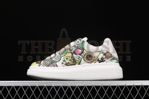 A1exa*der Mcqv*en Sole Sneakers White/Multi-Color Master Quality