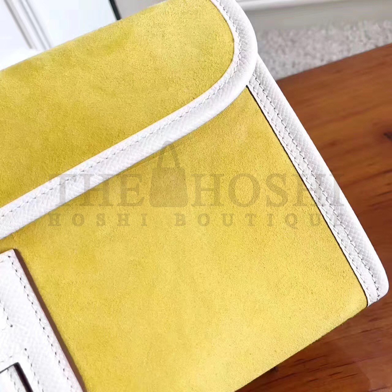 H**me5 Yellow Suede Jige Elan 29 Clutch Bag Master Quality