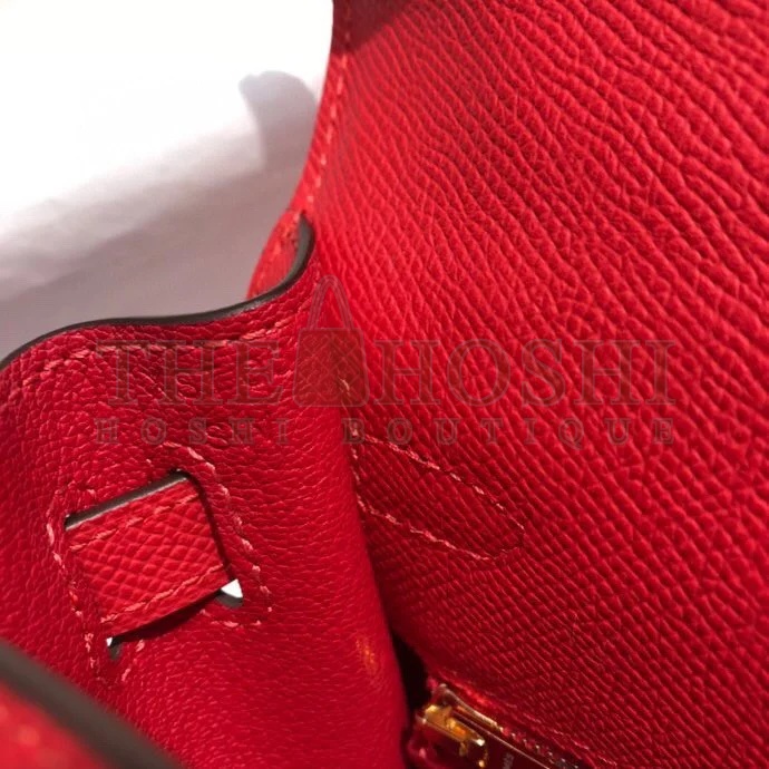 H**me5 Kelly 28cm Sellier Bag in Red Epsom Calfskin GHW Master Quality