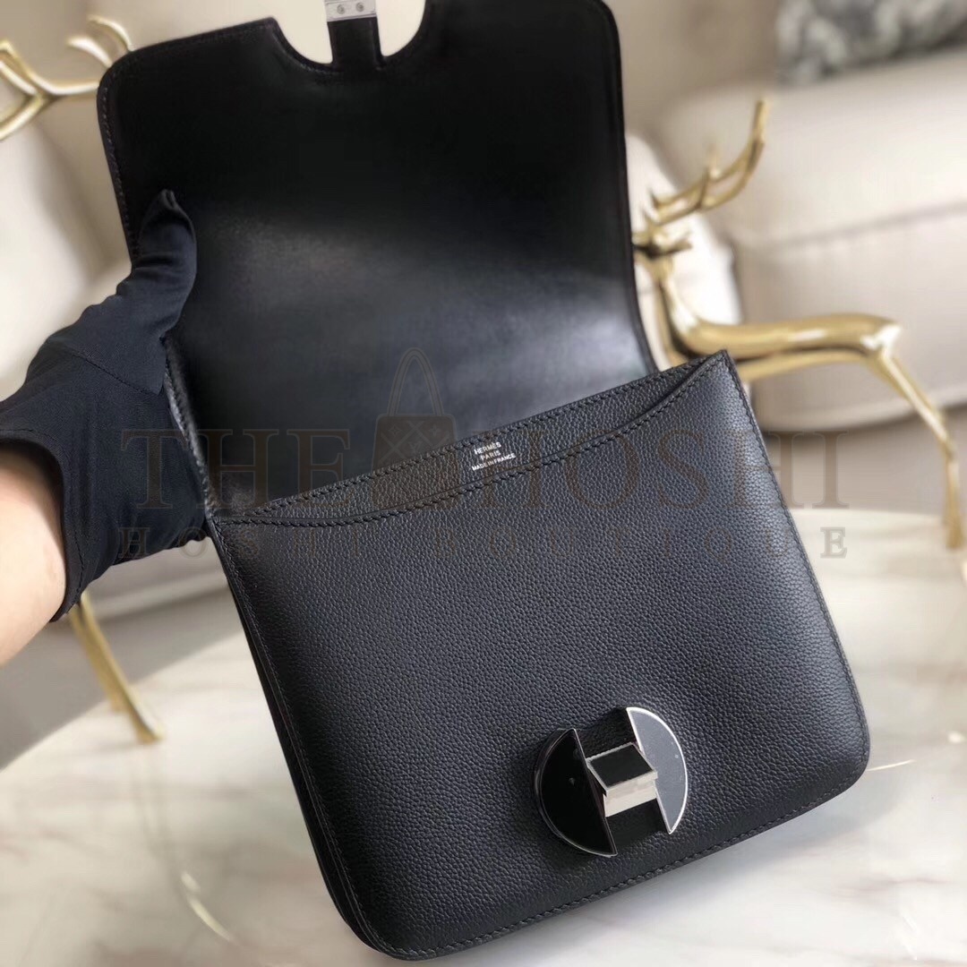 H**me5 2002 20cm Bag In Noir Evercolor Calfskin Master Quality