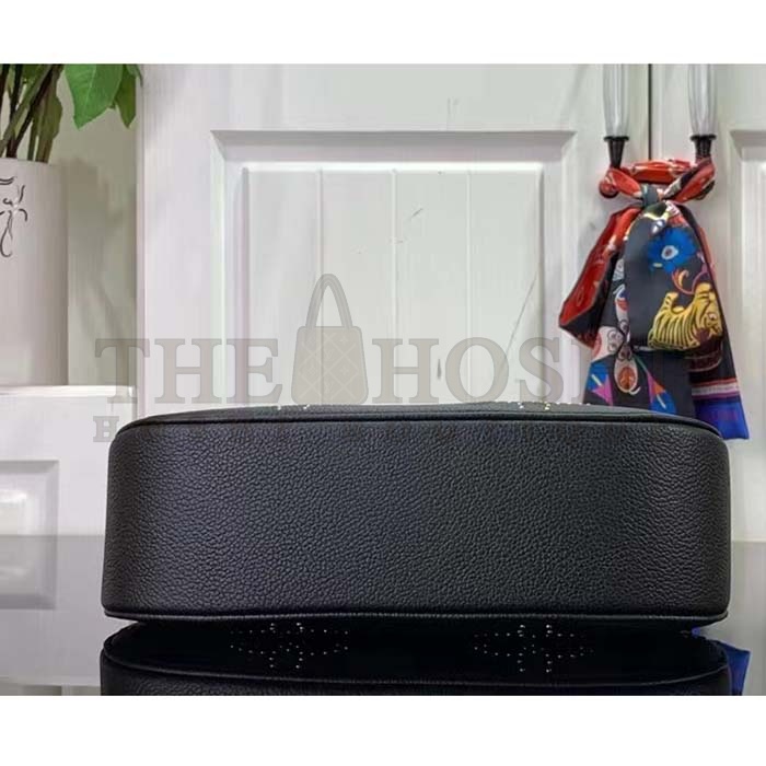 L0vis Vvtt0n LV Women Bagatelle Black Handbag Black Monogram Empreinte Grained Cowhide Leather Studs Master Quality