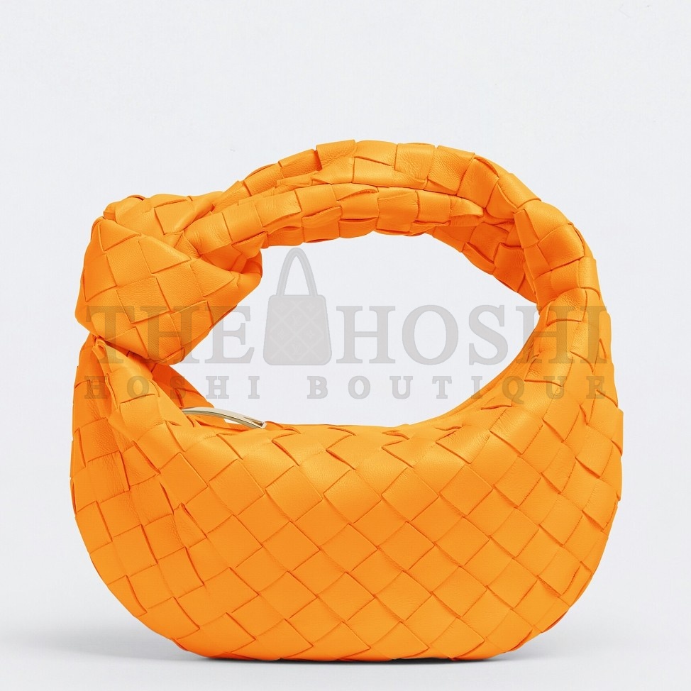B0tt*ga Ven*ta BV Jodie Mini Bag In Orange Intrecciato Lambskin Master Quality