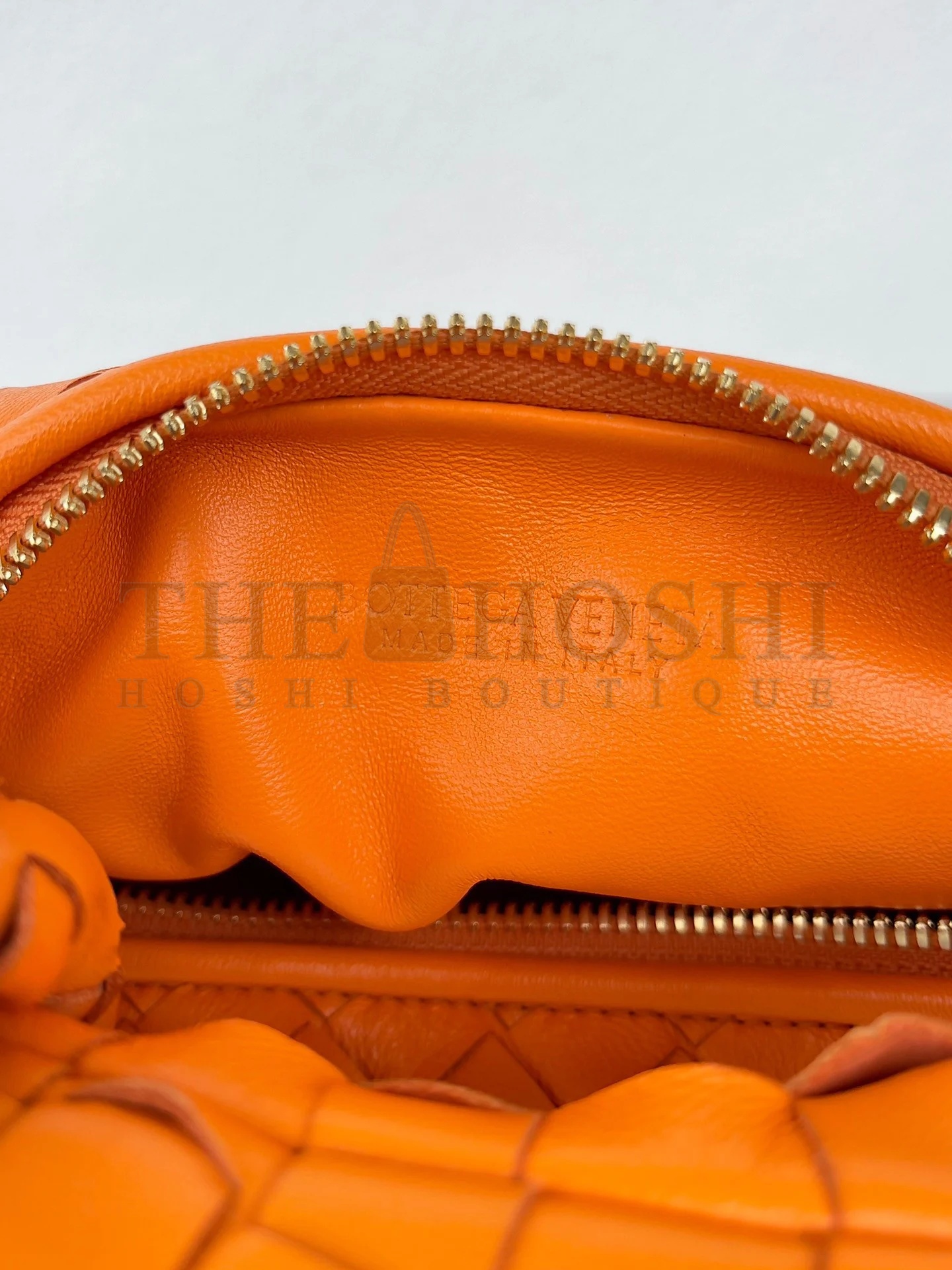 B0tt*ga Ven*ta BV Jodie Mini Bag In Orange Intrecciato Lambskin Master Quality