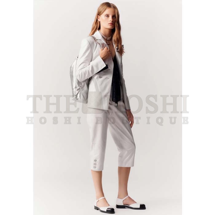 Ch**el Women CC Large Back Pack Ch**el 22 Handbag Metallic Calfskin Silver-Tone Metal Master Quality