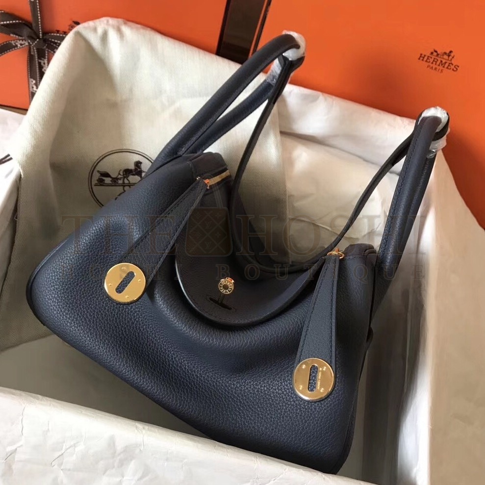H**me5 Dark Blue Lindy 26cm Clemence Handmade Bag Master Quality