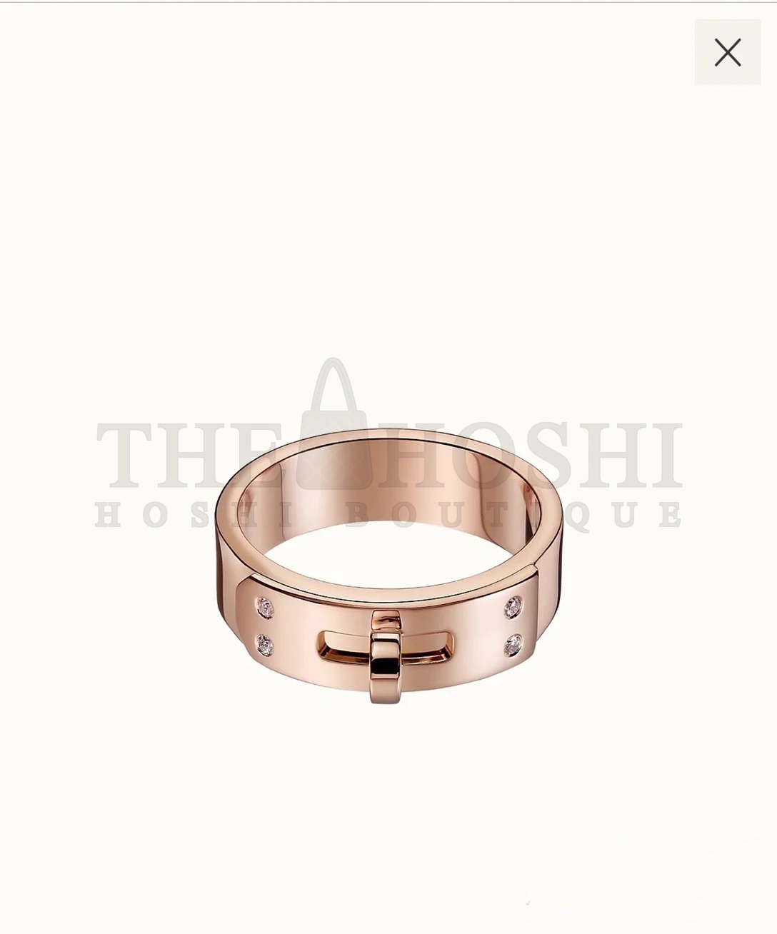 H**me5 Pig Nose Ring in Rose Gold with D1am0nds Master Quality