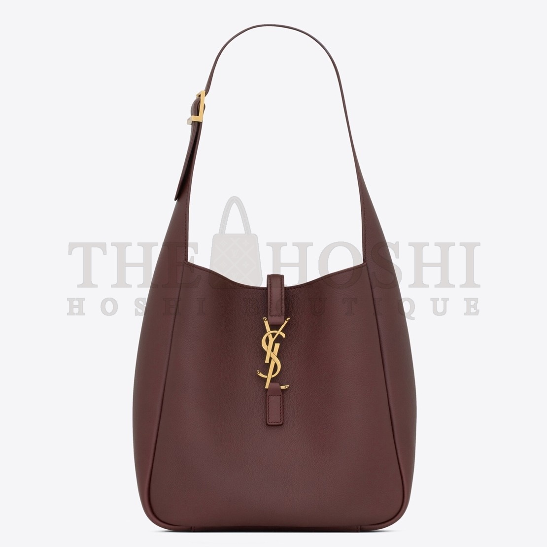 Sa1nt Lau*nt Le 5 A 7 Soft Small Shoulder Bag in Bordeaux Leather Master Quality