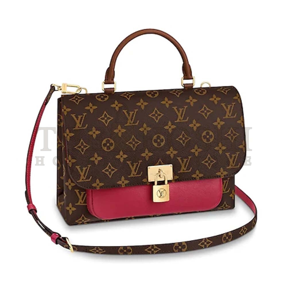 L0vis Vvtt0n LV Women Marignan Bag in Monogram Canvas and Calf Leather Master Quality