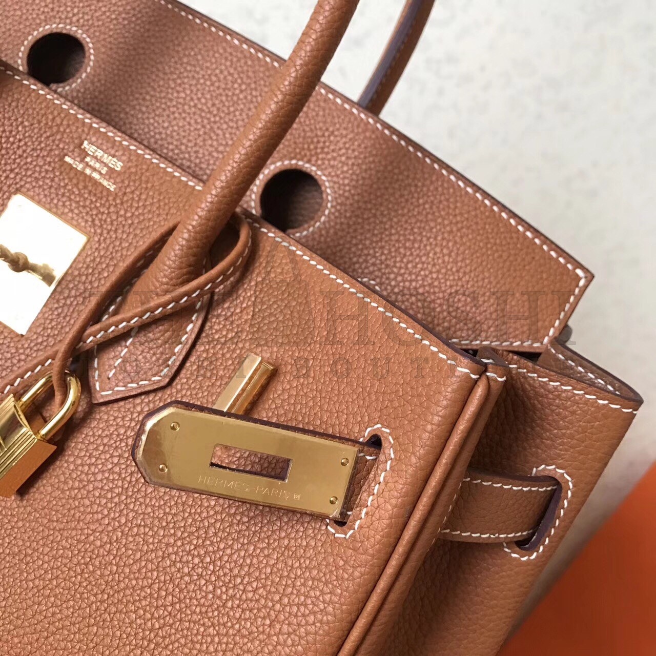 H**me5 Gold Birkin 30cm Clemence Handmade Bag Master Quality
