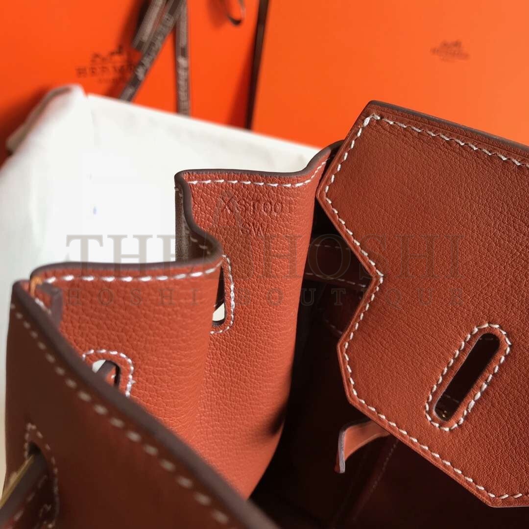 H**me5 Birkin 30cm Bag In Toile H Canvas With Barenia Leather Master Quality