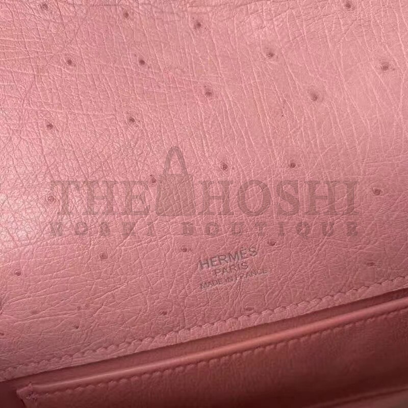 H**me5 Terre Cutie Kelly Pochette Ostrich Handmade Bag Master Quality