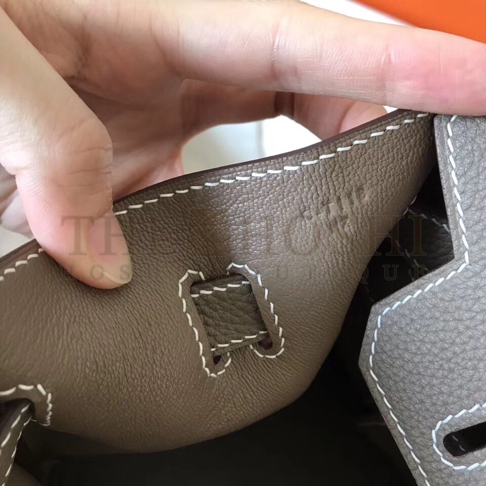 H**me5 Etain Birkin 30cm Clemence Handmade Bag Master Quality