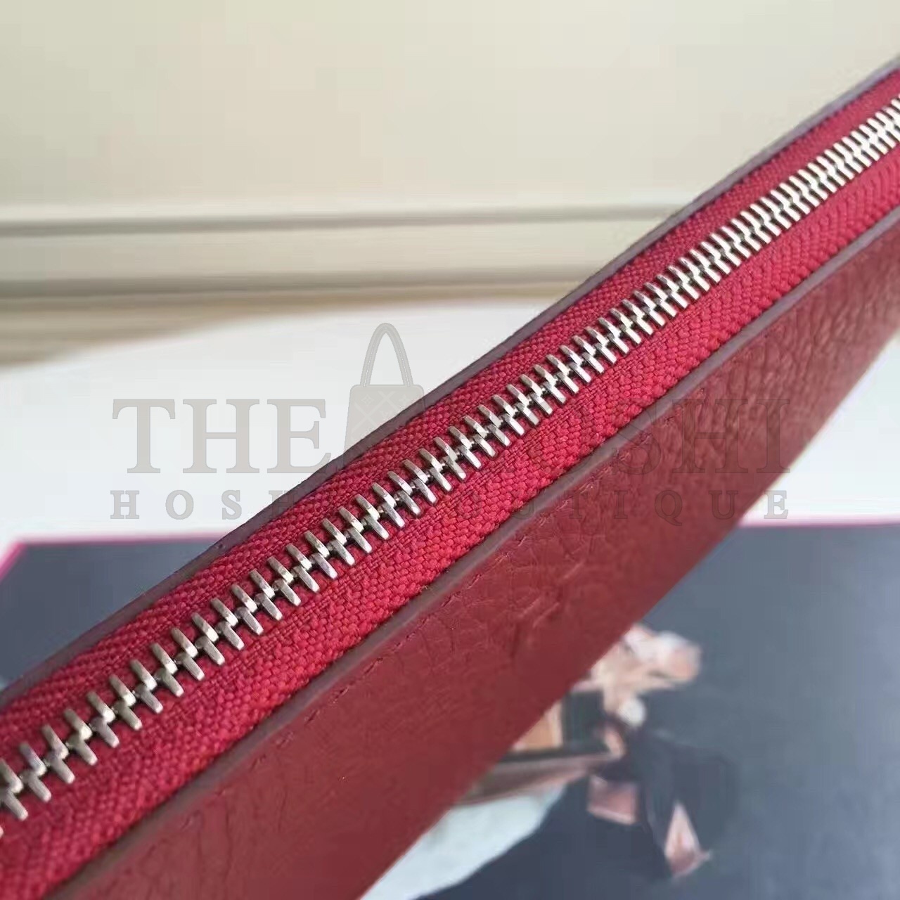 H**me5 Ruby Clemence Azap Zipped Wallet Master Quality