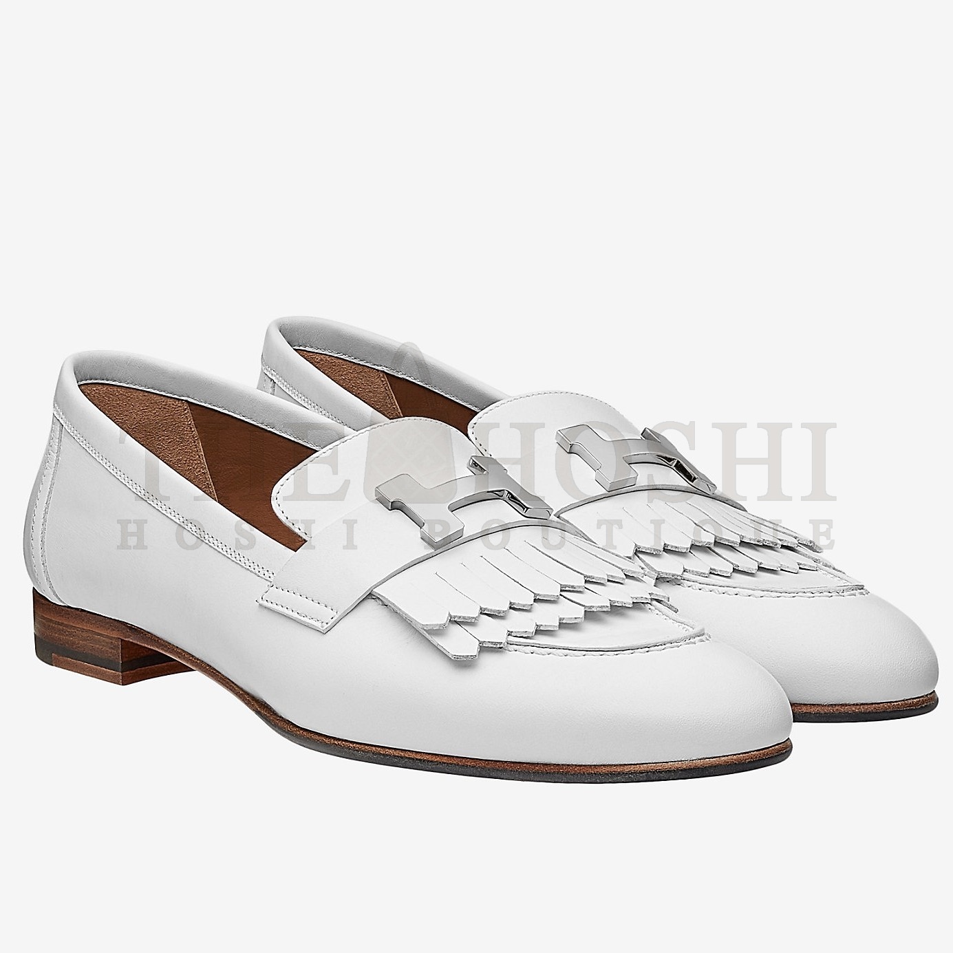 H**me5 Women's Royal Loafers In White Calfksin Master Quality