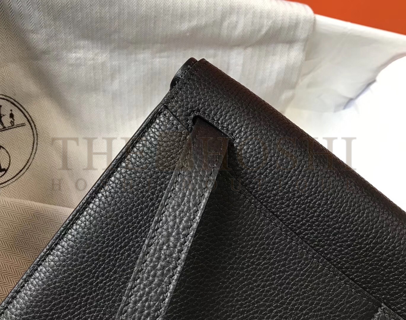 H**me5 Halzan Bag In Black Clemence Leather Master Quality