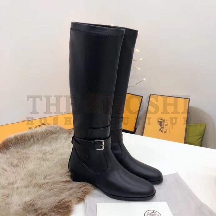 H**me5 Soria Boots In Black Calfskin Leather Master Quality