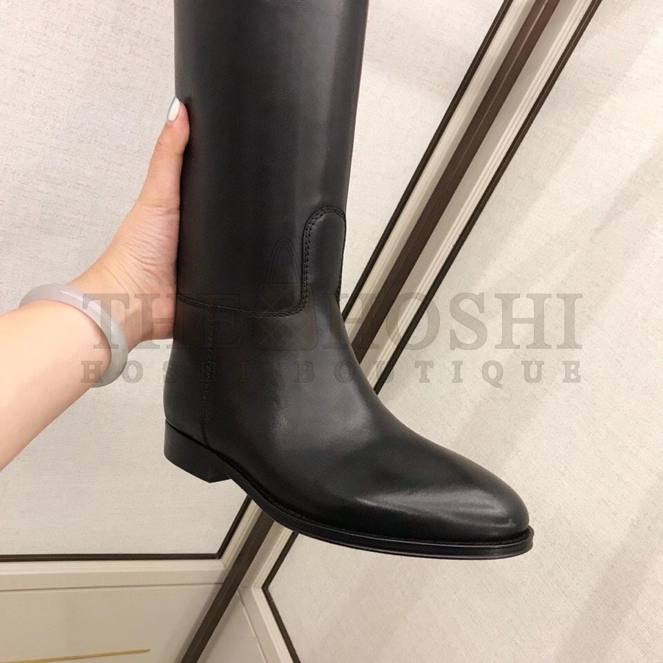 H**me5 Jumping Boots In Black Calfskin Master Quality